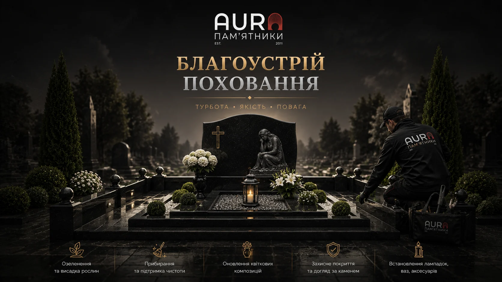 Благоустрій поховання