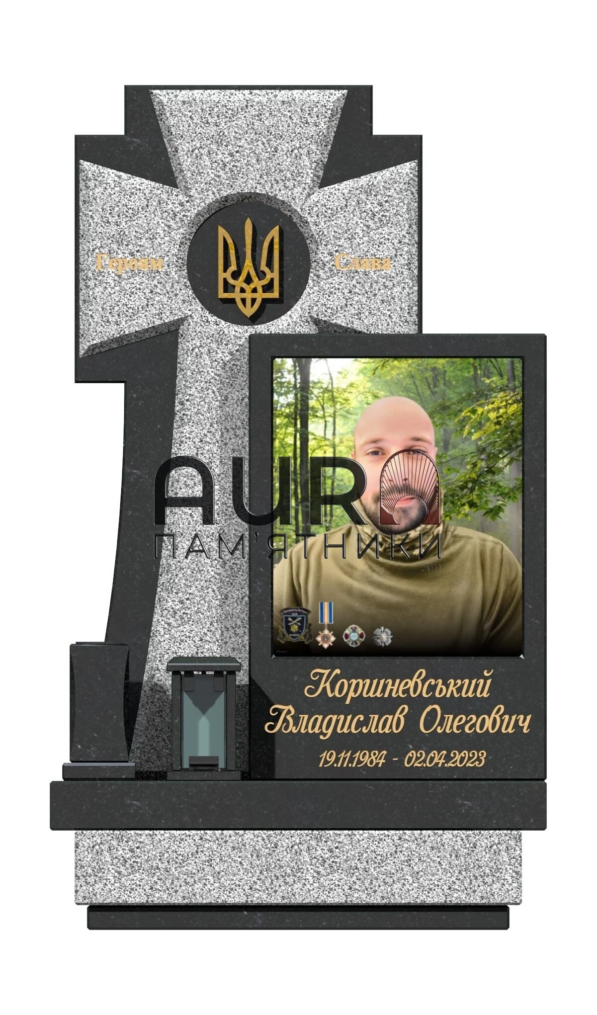 032 Класичний козацький хрест для військового